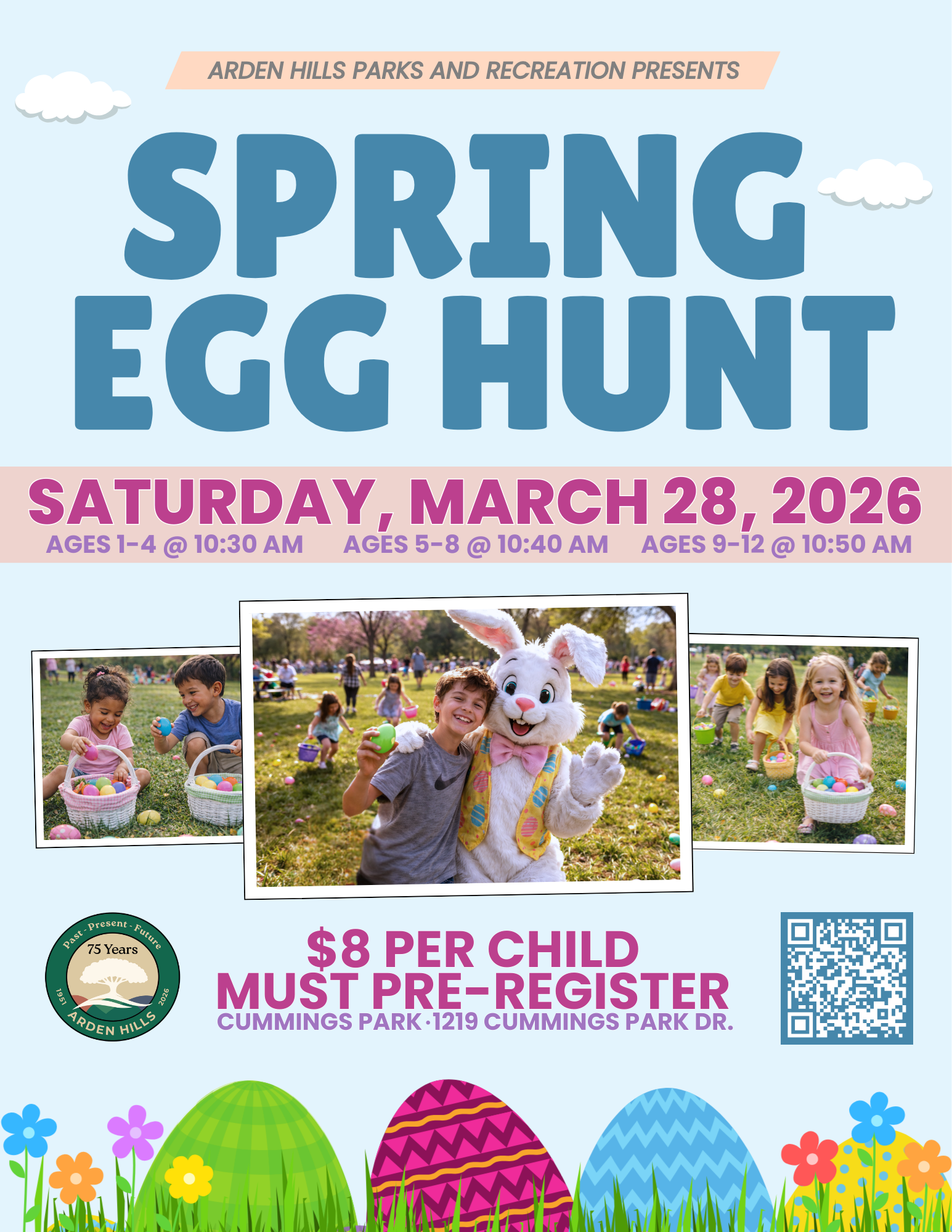Arden Hills Annual Spring Egg Hunt