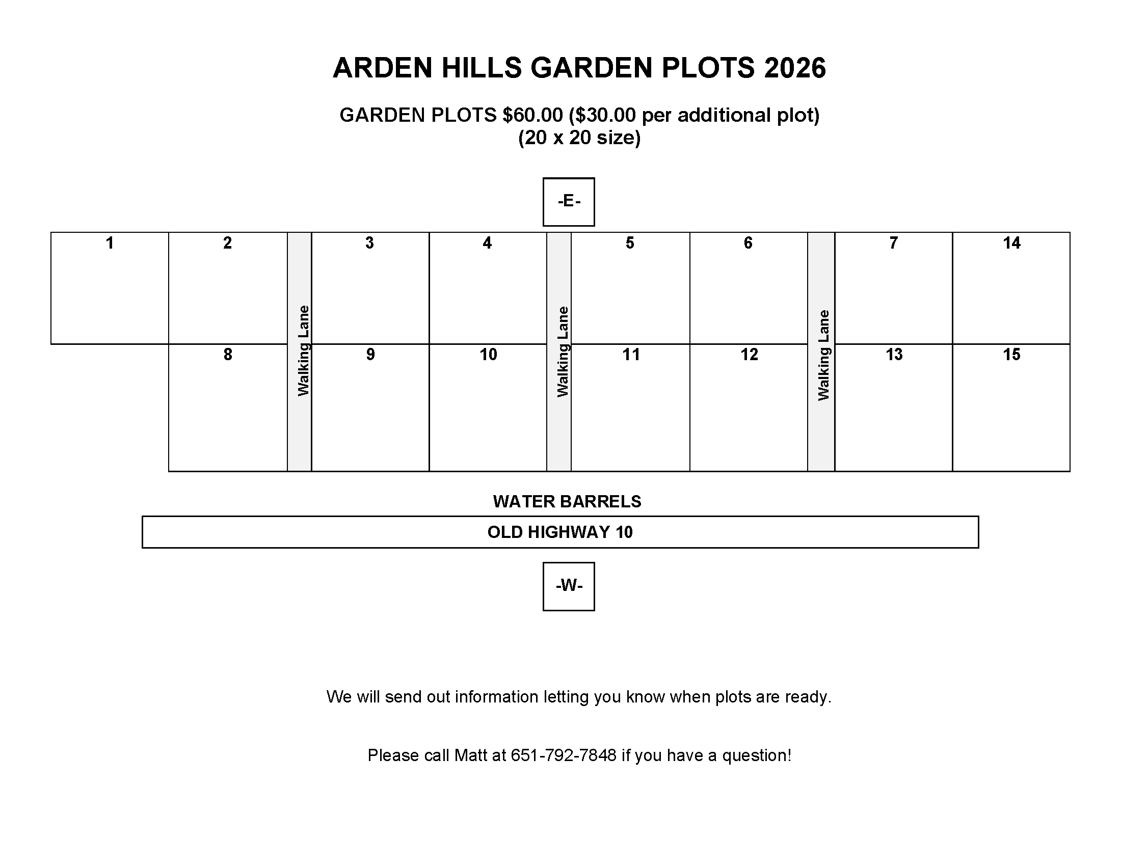 2026 Plot Layout